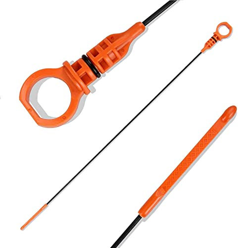 AUTOZOCO Varilla de nivel de aceite de transmisión,Varilla medidora de aceite de transmisión,Varilla de aceite de caja de cambios,Longitud 595,mm OEN1174G2,Compatible con Peugeot y Citroen,Naranja
