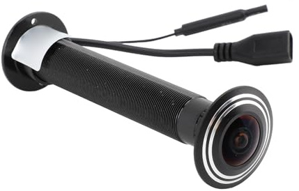 1080P HD Peephole Camera with Wide Angle 180° Lens - Aluminum Wireless Door Viewer - Secure Phone Viewing, Intelligent Interconnection with APP for Convenient Home Security