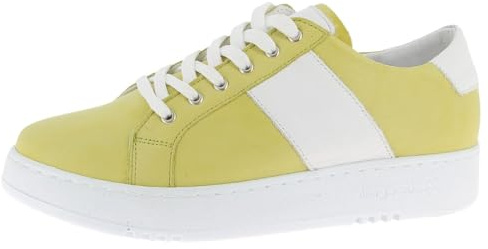 Andrea Conti Dam Low Top sneakers, Lime vit, 37 EU