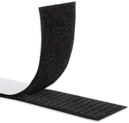 8 Meter Klettband Selbstklebend Extra Stark, 20mm Breiter Doppelseitiges Klettband, Breit Selbstklebendes Klebepad Flauschband und Hakenband, Für zu Hause, im Büro, im Klassenzimmer, usw(Weiß)