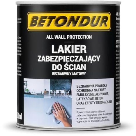 Betondur Vernice Protettiva per Calcestruzzo Trasparente Opaca 0,75L – Sigillante per Pareti in Cemento & Minerali, Interno