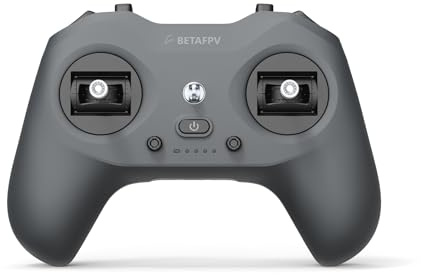 BETAFPV LiteRadio 4 radiosändare fjärrkontroll med 5D-trimmerströmbrytare, 10-CH Bluetooth-anslutning, FPV-simulator, integrerat 2000 mAh 1S LiPo-batteri, för drönare/robot/flygplan/drönare