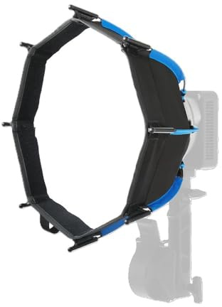 Amaran Octa Dome 30 Compact Octagonal Softbox Designed for Amaran Ray 60c, Ray 120c, Halo 60x, Halo 100x, and other Bowens mount LED Video Lights.