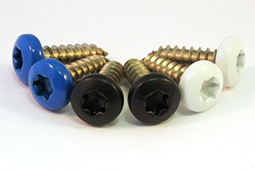 6X Kennzeichenschrauben 4,8x16