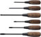 Vessel Woody Penetrating Screwdriver Non-Slip Grip Set of 6 (Boxed) 336PS