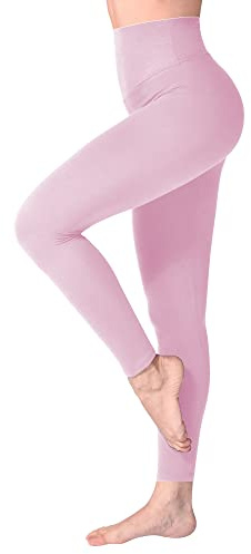 SINOPHANT Leggings, dam, sportbyxor, jeggings med hög midja, mjuk, ogenomskinlig, yoga, stor storlek, S/M