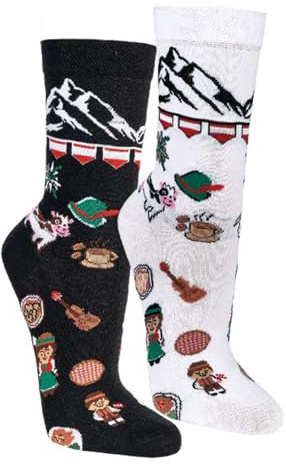 Socks4Fun Damen Jungen Herren Spaßsocken (2 Paar) 42-47 Österreich
