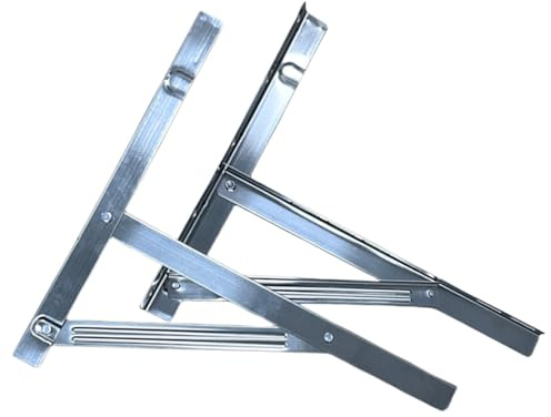 Support De Fenêtre Pour Climatiseur,Support Mural Pour Modèle Split - Structure En Acier Inoxydable Design Gain De Place Pour Étagères Balcons Terrasses