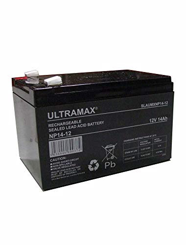 12V 14AH Battery for Feber Peg Perego Injusa John Deere - Electric Toy Vehicle Ultramax 12v 14Ah