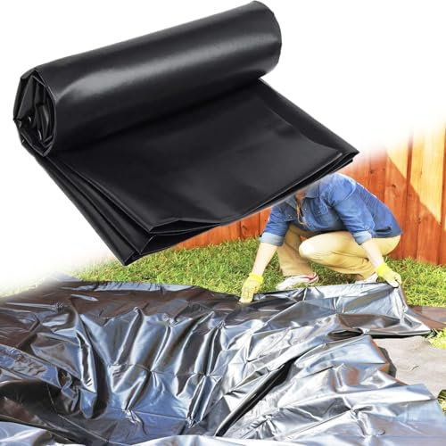 Heavy Duty 10x20.0m Pond Liner for Garden Fish Ponds Flexible Preformed and Waterfall Compatible