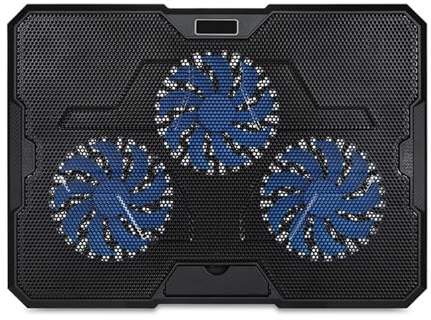 AMISENK Lightweight Laptop Cooling Pad Brackets Better Heat Dissipation For Gaming And Designs Enthusiasts For 17.3in Laptop Fan Coolers
