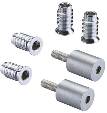 Kooples Hardware 19mm Sash Stop – Bulk Pack Window Restrictors for Timber Sash Windows – Removable Safety Locks (Satin Chrome)