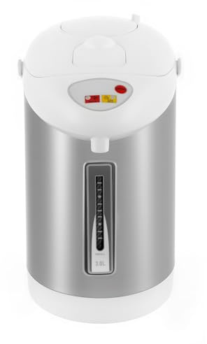 3L Elektrischer Wasserkocher Aus Edelstahl 220V | 750W Heißwasserspender Mit 3 Ausgabemodi (Druck/Tassenberührung/Knopf) | Für Tee | Kaffee & Familienküche
