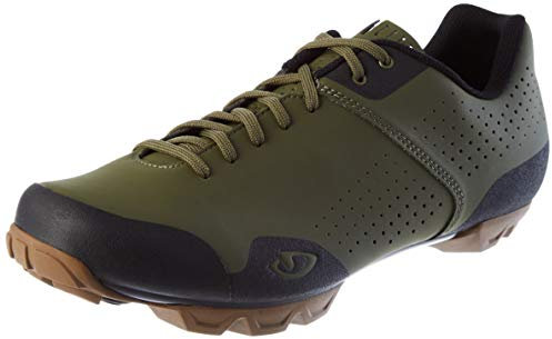 Giro Privateer Lace Men's Mountain Bike Shoe, Olive/Gum (2021), US 11-11.5 / EU 45