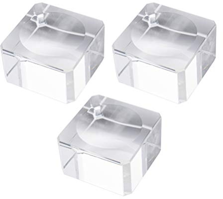 BESPORTBLE 3PCS crystal ball display stand crystal ball base football display stand crystal display stand marble holder Crystal Stand Glass Ball Stand Glass Ball Base mini ball rack Model Tee