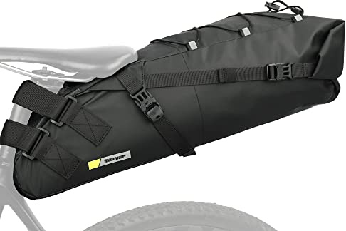 UBORSE Bolsa Sillin Impermeable Alforjas Bicicleta Gran Capacidad Bolsa para Asiento para Bicicleta Ciclismo Accesorios para MTB Bici (13L)