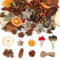 BOFUNX 107pcs Accesorios de Corona de Navidad Conos Frutos Pinos Bellotas Decoraciones Navideñas Bricolaje Manualidad de Corona Guirnalda de Adviento Navidad Decoración de Hogar Mesa