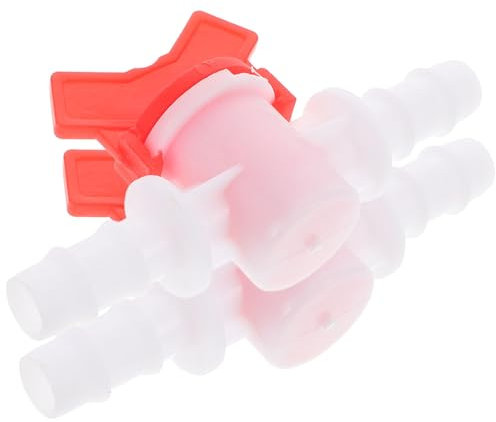 ULTECHNOVO 2pcs Water Flow Control Valve Barb Hose Shut Off Valve Garden Drip Irrigation Tubing Connector Ball