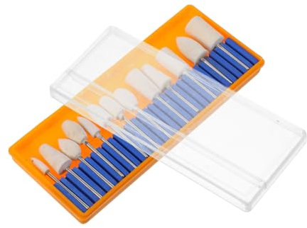 DOITOOL 13pcs Wool Grinding Polishing Buffing Wheel Kit for Drill Jewelry Polishing Rotary Tool Accessories