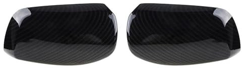 RAVTAKL Kompatibel Mit E60 E61 E63 E64 2003–2008, Seitliche Rückspiegelabdeckung, Seitliche Rückspiegelschale, ABS, Autozubehör, Modifizierte Teile Auto Spiegelkappen(Carbon Fiber Pattern)