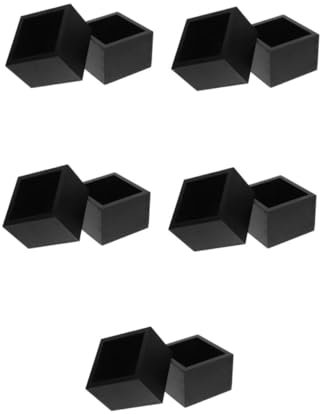Cabilock 5 Set Sakè Scatola Di Legno Portabicchieri Kit Per Il Sakè Piccole Tazze Di Sake Collo Di Cigno Fatto Tazza Di Sakè Tradizionale Bottiglia Di Sake Scaldatazze Black 2 Pezzi*5