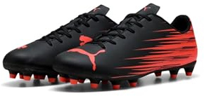 Puma Scarpe Attacanto II Fg/AgSoccer Uomo, Puma Nero Rosso Brillante, 43 EU