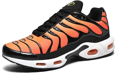 Uomo Scarpe da Corsa Air Scarpe Sportive da Passeggio Esercizio Fisico da Interno Cross-Country a Piedi Traspirante e Confortevole Assorbimento degli Urti Antiscivolo Suola Morbida Running Scarpe