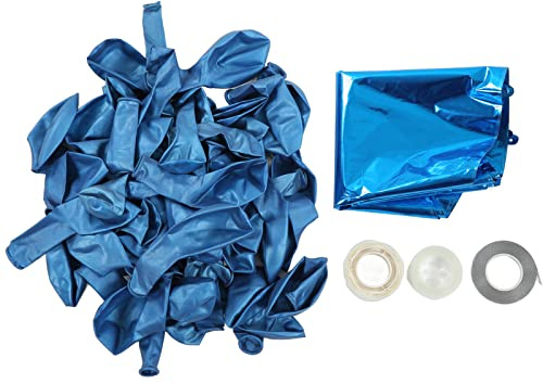 Blå Naturlatex Hållbar Underbar Ballonggirland Kit Bred applikation Festballonger Babyshowerballonger