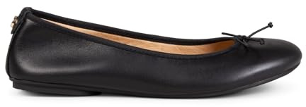 miMaO Bailarinas Mujer pies Anchos Hechas en Piel Negro, EU 39