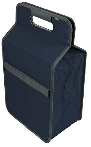 meori faltbare Kühltasche L - Marineblau - tragbare Kühltasche für Flaschen - große Lunchbox - Einkauf Picknick Reise - hygienisch geruchsneutral - A100355