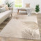 TT Home Tappeto Camera Da Letto Soggiorno Pelo Corto Disegno Geometrico 3D Astratto, Colore:Beige Ocra, Dimensione:80x150 cm