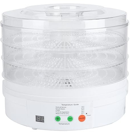 Déshydrateur électrique Intelligent à 3 Couches - Sèche-fruits Et Légumes Efficace - Appareil De Cuisine Pour des Collations Saines(EU standard220V)