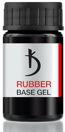 K Professional Rubber Base Gel - Base Coat Gel Polish UV LED Soak Off - Unterlack Nagellack Hochbeständige, Einfaches Anbringen und Entfernen 14 ml