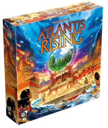 Lucky Duck Games | ATLANTIS RISING | Gioco da tavolo Cooperativo per adulti e bambini da 10 Anni | Salva Atlantis | Gioco di strategia e gestione delle risorse | 1 a 7 Giocatori | 1-2H | In Italiano