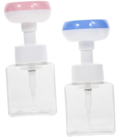 WRITWAA Botella Dispensadora de Espuma 250 Ml de Petg para Viaje y Oficina, 2 Unidades en 1 Pack