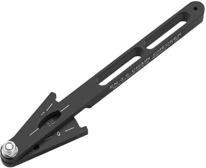 Furtryvl Kettenprüfer, Fahrradkettenmesswerkzeug, Aluminiumlegierung, genaues Messgerät, Testgerät für Mountainbike, Rennrad, Radfahren, Reparatur, Wartung