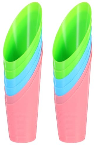 ROMISBABA Set 12 Palette in Plastica per Invasatura Piante Grasse Paletta Piccola per Terriccio da Giardino Attrezzi Compatti per Micro Paesaggi e Giardinaggio da Interno