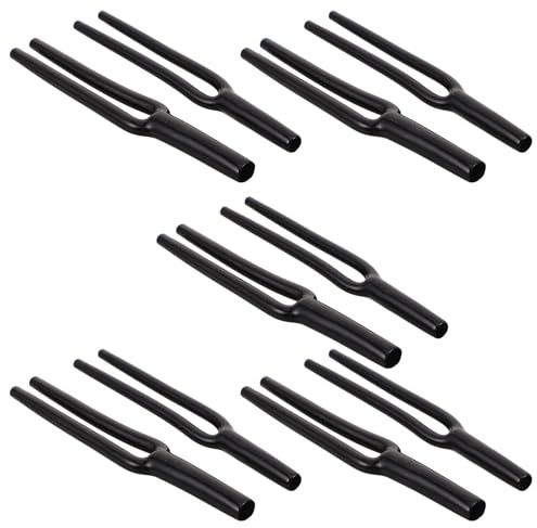 SOIMISS Lot de 10 Gaines en Y pour Câble Audio D’enceintes, Protection Isolante en Plastique Noir, Tube Organisateur pour Séparation de Signaux, Usage Professionnel et Home Cinéma