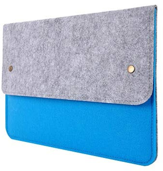 LANTIAN Laptop Bag 11 13 14 15.6 17.3 Color Blocking Wool Felt Laptop Sleeve Pouch Notebook Bag Men Women