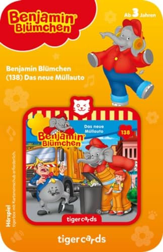 tigermedia tigercard Benjamin Blümchen Folge 138 Das neue Müllauto tigerbox Hörbox Hörbücher Hörspiel Kassetten Musik Geschenk Vorschulkind