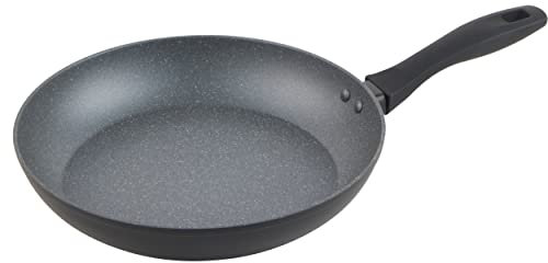 Russell Hobbs RH028001EU7 Metallic Marble 28 cm Frying Pan - Non-Stick, Suitable for All Hob Types Including Induction, Cook Using Little to No Oil, Forged Aluminium Cookware, Soft-Grip Handle
