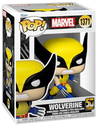 Funko POP! Marvel: Wolverine 50th – Ultimate Wolverine - (Classic) - X-Men - Collectable Vinyl Figure - Gift Idea - Official Merchandise - Toys for Kids & Adults - Comic Books Fans
