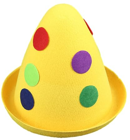 Chapeau de clown vintage à dessus plat pour homme, carnaval, spectacle, parc d'attractions, chapeau de cirque, spectacle, fête, prise de photos, chapeaux à dessus plat pour homme, chapeau à haut plat
