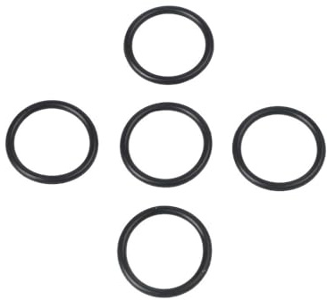 10134 Lot de 5 joints toriques en caoutchouc pour pompe de piscine Intex pour raccords de tuyau de 3,8 cm pour pompes de 330 GPH, noir