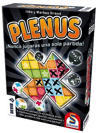 Devir - Plenus, Juego de Mesa de Estrategia, para jugar en Familia, o con Amigos, 8 años (BGPLEN)