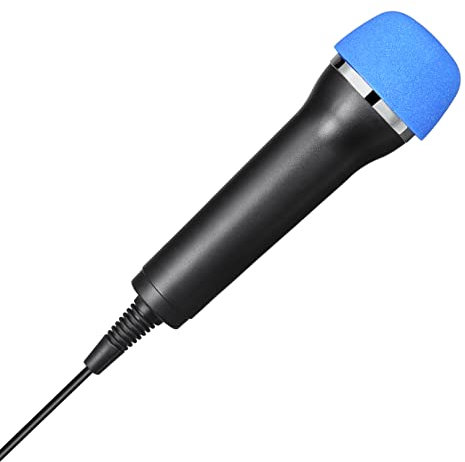 Lioncast Lot de 4 Microphones Anti-Vent en Mousse pour Microphone USB | Protection du Microphone USB | Réutilisable et Lavable | Protection Anti-Pop pour fête, karaoké, activités de Plein air |