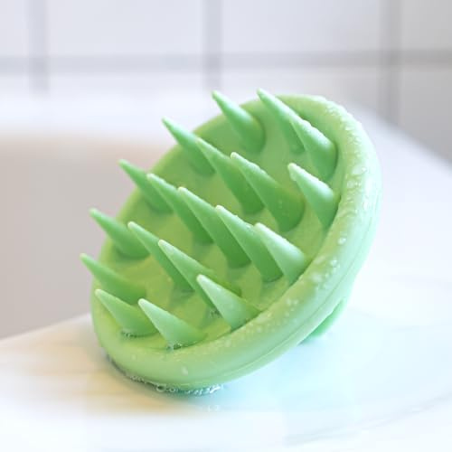 Ideen mit Herz | Silikon-Massagebürste | Kopfhautmassage | Shampoo-Bürste | Peeling
