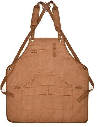 YRTHFJTJ Schweißschürze, Werkzeugschürze, robuste Arbeitsschürzen, Unisex, for Küche, Garten, Töpferei, Handwerkswerkstatt, Garage