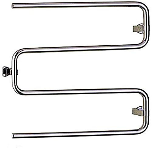 Scaldasalviette Scaldasalviette Elettrico a Parete, Scaldasalviette Scaldasalviette in Acciaio Inossidabile Scaldasalviette Riscaldato Portatile 25,6 x 21,65 x 3,94 Pollici, Stendino Scaldasalviette