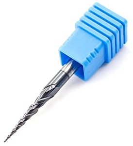 1 pz. Fresa a punta sferica conica in carburo di tungsteno - Fresa a punta sferica conica CNC(R0.25X15XD3.175X38L)